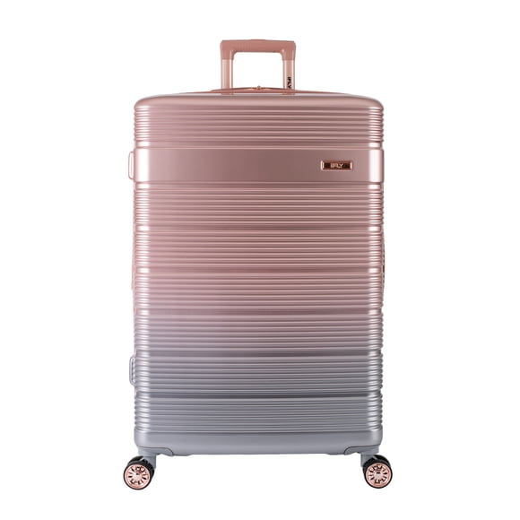 iFLY Spotlight Valise Rigide Extensible 28" à 4 roulettes pour bagage enregistré – Dégradé Or Rose