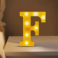 thumbnail image 1 of EGNMCR LED Letter Lights Sign Light Up For Home Party Wedding Decoration Light Up Letters Alphabet Letter Sign Battery Powered For Christmas Birthday Party Decoration warning light, 1 of 4