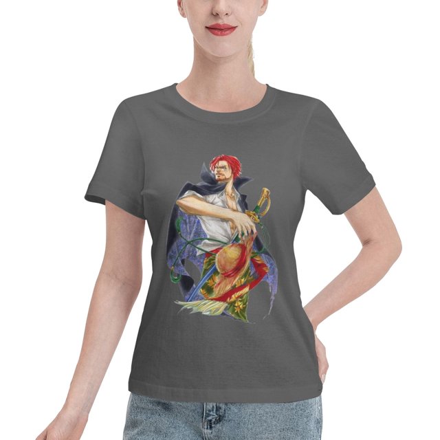 Women's Basic Short Sleeve T-Shirt Naruto Shanks