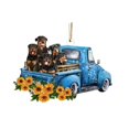 thumbnail image 1 of Ornements Suspendus Mignons en Forme de Chien de Voiture 3D, 1 of 9