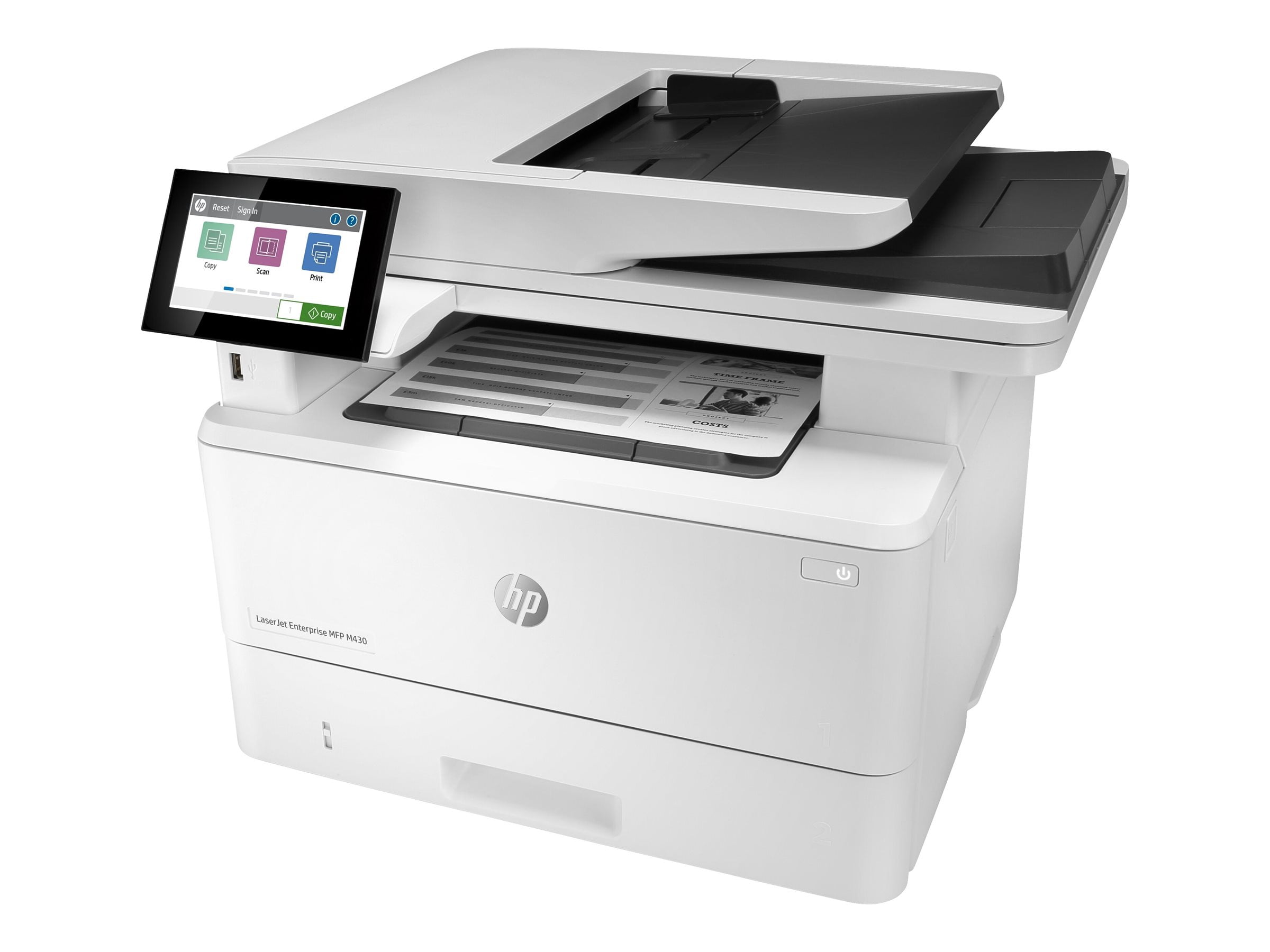 HP LaserJet Enterprise M430f Laser Multifunction Printer - Monochrome