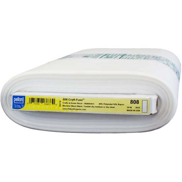 Pellon Craft-Fuse Iron-On Stabilizer-White 20"X10yd - 808-2010