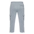 thumbnail image 4 of Mens Loose Cargo Pants Cual Drawstring Eltic Waist Wide Leg Athletic Sweatpants Outdoor Trousers, 4 of 4