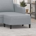 thumbnail image 1 of vidaXL Footstool Light Grey 70x55x41 cm Fabric, 1 of 4