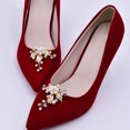 thumbnail image 4 of 2pcs Elegant Rhinestone Pearl Shoes Clip Flower Wedding Party Fashion Shoes Clip, 4 of 7