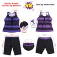 thumbnail image 3 of Women's Plus Size Rash Guard Capris Tankini Athletic Swimwear, 3 of 6
