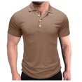 thumbnail image 1 of RKSTN Chemises pour Hommes Manches Courtes Mode Décontractée Manches Courtes Boutons Hauts Patchwork Chandails Blouse Chemises Hawaïennes pour Hommes, 1 of 6