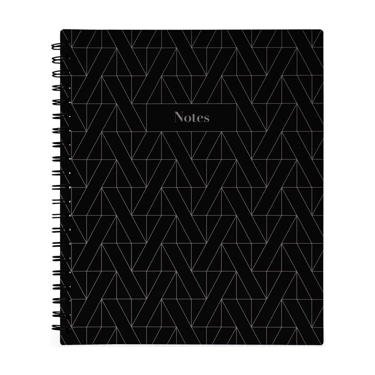 Cambridge® Geo Large Black Notebook