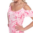 thumbnail image 3 of White Mark Women's Cold Shoulder Tie Dye Maxi Dress, 3 of 5