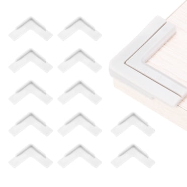 Uxcell Corner Protectors 12Pcs Table Corner Protectors Furniture Corner Guard and Edges Bumpers(Star-shaped, White)