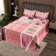 thumbnail image 2 of Erosebridal Happy Camping Coverlet Set Twin,Buffalo Patchwork Bedding Set,Animal Decoration,2pcs, 2 of 5