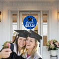 thumbnail image 3 of Graduation Party Door Sign | Wooden Hanging Plaque for Graduation Season Decor | Congratulations Graduate Wall Decoration | 30cm Circular Sign for Home, Party Table, or Yard, 3 of 5