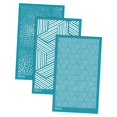 thumbnail image 2 of QualitChoice 3pcs Lightweight Silk Screen Stencil Set For Fashionable Polymer Clay Designs Premium MaterialThe Silk Screen Stencils Style E, 2 of 6