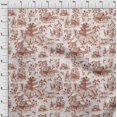thumbnail image 4 of oneOone Georgette Viscose Maroon Fabric Asian Japanese Pattern Fabric For Sewing Printed Craft Fabric By The Yard 42 Inch Wide, 4 of 4