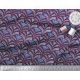 thumbnail image 2 of Soimoi Rayon Fabric Scales Geometric Decor Fabric Printed Yard 42 Inch Wide, 2 of 3