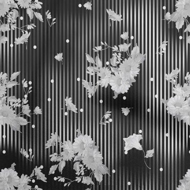 oneOone Cotton Poplin Black Fabric Florals Fabric For Sewing Printed Craft Fabric By The Yard 56 Inch Wide