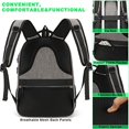 thumbnail image 4 of Sac à Dos de Voyage pour Ordinateur Portable, Résistant à l'Eau, Sac Antivol avec Port de Chargement USB et Verrou, Ordinateur 17,3 Pouces pour Affaires, 4 of 5