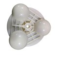 thumbnail image 1 of lionlar Massage Chair Rotating Ball Component Shoulder Roller Part Modification Part Diameter 8.5cm, 1 of 9