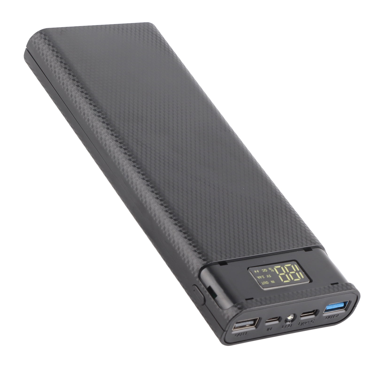 Power Bank Shell,Quick Charge Version 8x18650 Power Bank Case Kit DIY Power Bank Accessory Reliable and Durable