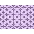 thumbnail image 1 of Ahgly Company Machine Washable Indoor Rectangle Transitional Purple Flower Purple Area Rugs, 2' x 4', 1 of 7