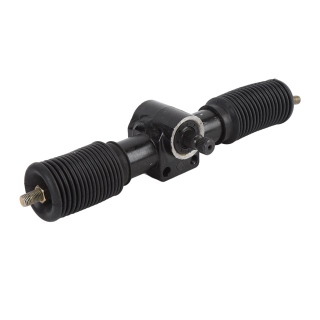 Kart 30T 335mm Power Steering Rack and Pinion Assembly Steel Alloy Rubber Steering Gear Rack for Go Kart Karting ATV UTV