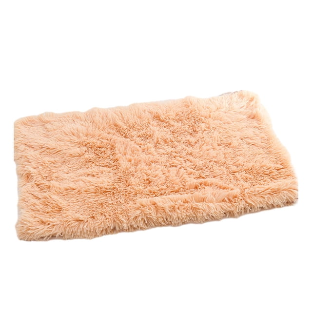fastboy Easy To Clean Fluffy Puppy Blanket For Easy Maintenance Soft And Comfortable Kitten Throw Blanket apricot M 1Set
