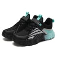thumbnail image 2 of FAOWME Chaussures de Course Décontractées Confortables à Lacets en Maille pour Enfants Vert 9-9.5 Ans, 2 of 8