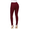 thumbnail image 4 of Jeans pour Femmes, Couleur Unie, Taille Haute, Jambe Droite, 4 of 6
