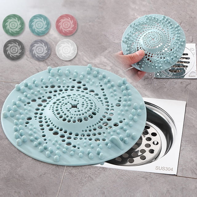 Meitianfacai Bathtub Hair Catcher for Drain, Strainer Plug for Hair for Bathtub Sink, Durable Plastic Filter Anti-Clogging, Easy to Install and Clean, for Bathroom Kitchen