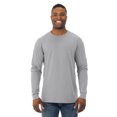 thumbnail image 1 of Fruit Of The Loom Mens Sofspun Long Sleeve T-Shirt, L, Athletic Heather, 1 of 2