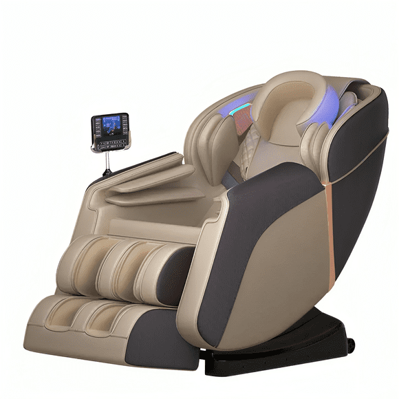 ApexGlobal Full Body Zero Gravity Massage Chair with 8D Intelligent Shiatsu Strecth Massage Back/Leg Heated with AI Voice Control Bluetooth.