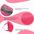 thumbnail image 4 of Fridja Travel Shoe Bag, Transparent Waterproof Washable Reusable Sturdy Shoe Storage Pouch for Travel and Daily Use, Travel Suitcase Shoe Organizer, Hot Pink, 4 of 6