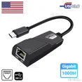 thumbnail image 2 of QJUHUNG Type-C USB 3.0 Gigabit Ethernet LAN RJ45 1000Mbps Network Adapter  PC Mac, 2 of 6