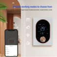 thumbnail image 4 of Smart Knob Thermostat 5+1+1 Programmable LCD Display Purple, Blue, Green & More, Manual Programmable Mode Voice Control, Thermostat For Tmall Genie, Echo, Home, 4 of 7