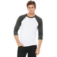 thumbnail image 2 of Bella Canvas T-Shirt de Baseball Manches 3/4, 2 of 5