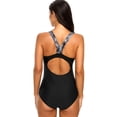 thumbnail image 5 of Women's One Piece Athletic Racerback Swimsuit Slimming Bathing Suit, 5 of 5