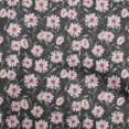 thumbnail image 1 of oneOone Tissu Popeline de Coton Sergé Vert Foncé Floral Rétro Matériel de Robe Tissu Imprimé Tissu au Mètre 56 Pouces de Large, 1 of 5