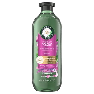 Herbal Essences Complet + Shampooing sans sulfate de fleur de passion épais, 400ml