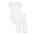 thumbnail image 4 of Huggies Baby Girls' Layette Organic Cotton 2-piece Pant Set, 4 of 7
