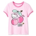 thumbnail image 2 of Hello Kitty Girls' Ringer T-Shirt, 2 of 3