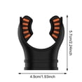 thumbnail image 2 of Hearth & Gear Diving Mouthpiece Comfortable Diving Regulator Mouthpiece Snorkel Mouthpiece Regulator Replacement Portable Accessories For Standard Diving Regulator, 2 of 3