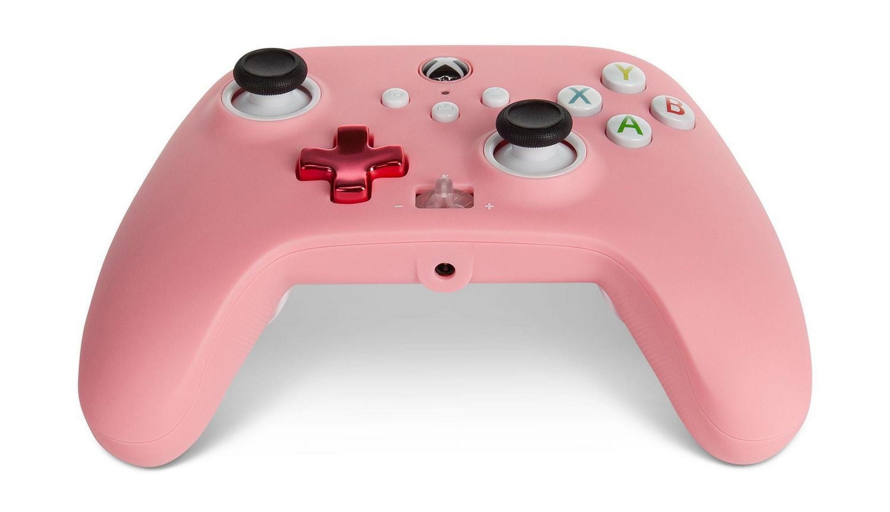 Manette câblée PowerA améliorée pour Xbox – Rose