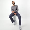 thumbnail image 3 of Hanes Mens Sport FreshIQ Cool DRI Long Sleeve Tee 2-Pack, 2XL, Graphite, 3 of 8