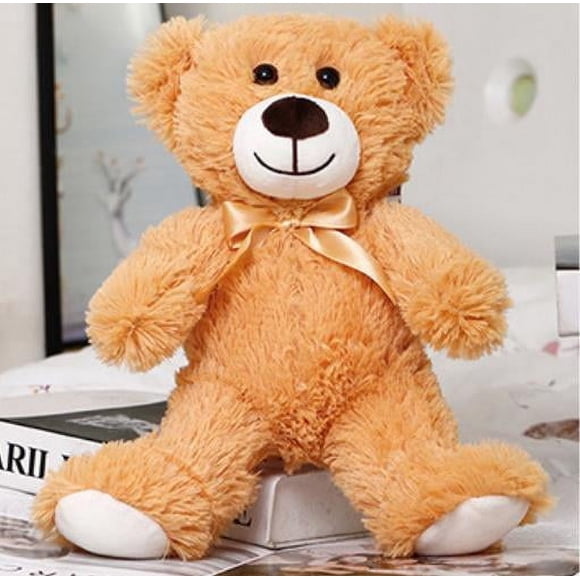 Vente en Gros Ourson en Peluche Sept Couleurs avec Ruban de Soie Jouets en Peluche Adorables Ourson Mignon Ourson en Peluche Cadeaux pour Enfants, Animaux en Peluche
