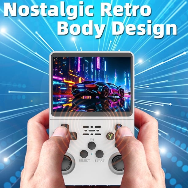 R36S Handheld Game Console 3.5 inch 128GB (White) - Walmart.ca
