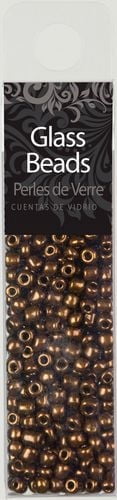 Cousin Corporation of America Cousin Glass Brown 6/0 E-Beads