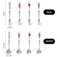 thumbnail image 2 of fastboy 8pack/lot Ergonomic Stainless Steel Set Comfortable And Easy To Hold Microwave 1Set, 2 of 6