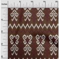thumbnail image 1 of oneOone Silk Tabby Fabric Chevron & Swirl Ikat Print Sewing Fabric BTY 42 Inch Wide, 1 of 1