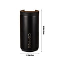 thumbnail image 3 of Meitianfacai Tasse Isolée 400 ml, Tasse de Voyage pour Café en Acier Inoxydable à Vide, Étanche avec Couvercle, Tasse Thermique Réutilisable pour Garder Chaud/glacé, 3 of 9