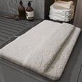 thumbnail image 1 of SROBPTY Bath Mat, Bathroom Rugs Bath Mat for Back Of Foot Rubbing Thick Soft and Non-Slip Full Wrap Bath Mats Water Absorbent and Washable Bath Rug for Bathroom Shower, 1 of 5